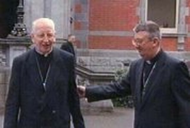 The old and the new - Cardinal Connell & his successor Archbishop Martin The old and the new - Cardinal Connell & his successor Archbishop Martin