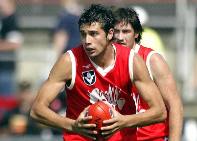 Setanta Ó hAilpín's first touch in the AFL was to score a goal