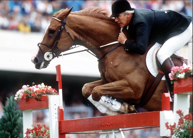 Eddie Macken trains the Irish Olymic team