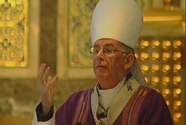 Archbishop Seán Brady - Not in residence during protest Archbishop Seán Brady - Not in residence during protest