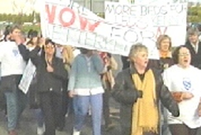 Letterkenny - INO protest at hospital Letterkenny - INO protest at hospital