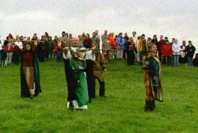 Hill of Tara - Summer solstice marked Hill of Tara - Summer solstice marked
