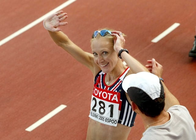 Paula Radcliffe cut a forlorn figure at the last Olympics