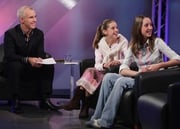 Ray D'Arcy with Rachel and Ruth Andrews