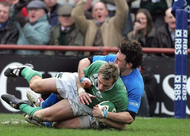 Tommy Bowe is eager to cement his place in the Irish team
