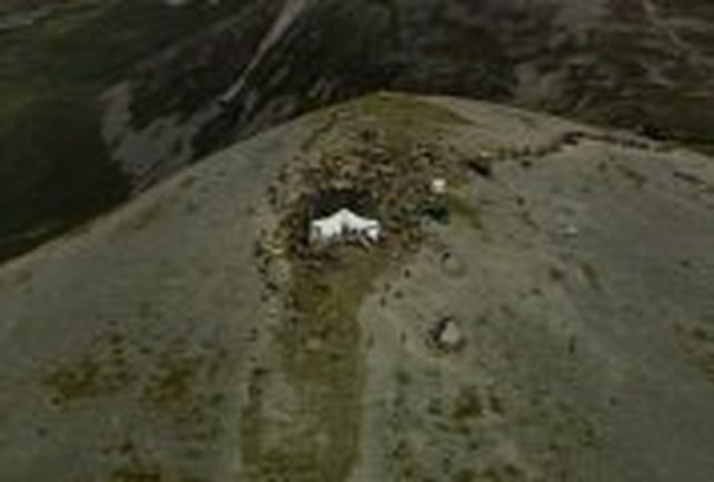 Croagh Patrick - Estimated 20,000 people made pilgrimage Croagh Patrick - Estimated 20,000 people made pilgrimage