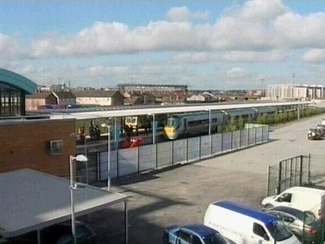 Docklands - New rail station opened Docklands - New rail station opened
