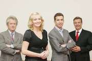 RTE Election 2007 Television Team - John Bowman, Miriam O'Callaghan, Mark Little and Bryan Dobson