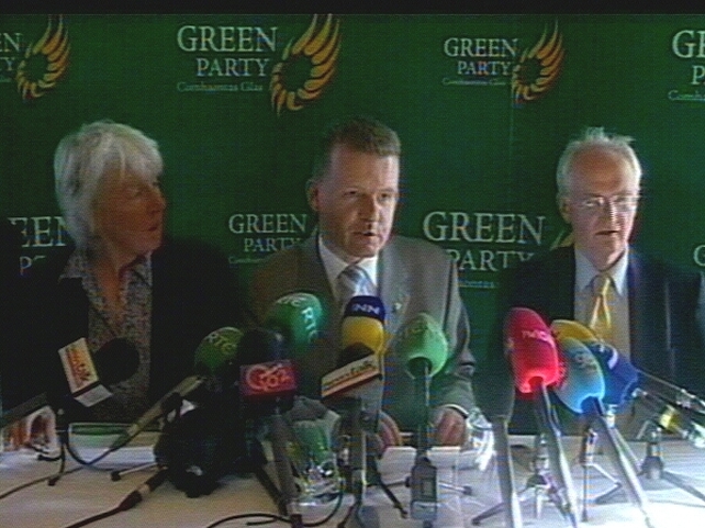 Green Party - No agreement with FF Green Party - No agreement with FF