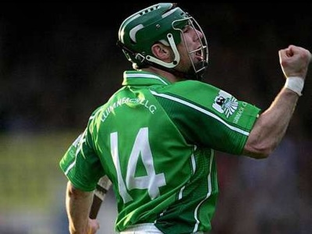 Andrew O'Shaughnessy celebrates scoring the last gasp equaliser