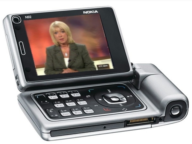 Nokia N92 - The phone used in O2's DVB-H trial Nokia N92 - The phone used in O2's DVB-H trial