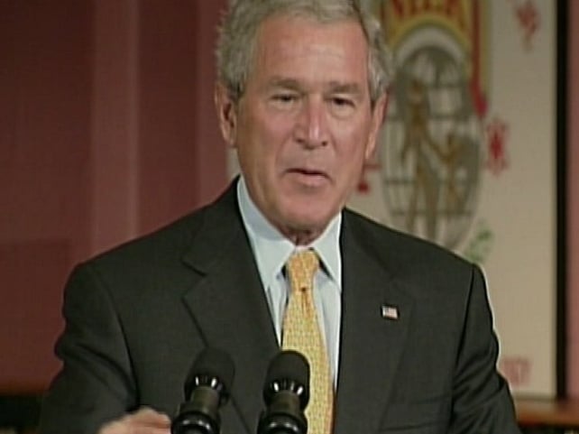 George Bush - 'Resolution not the right response to mass killings' George Bush - 'Resolution not the right response to mass killings'