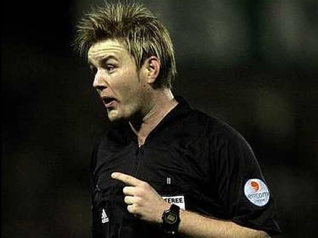 The colourful Alan Kelly was one of 17 Irish referees to be granted FIFA badges