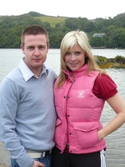 Aidan Power and Laura Woods in West Cork