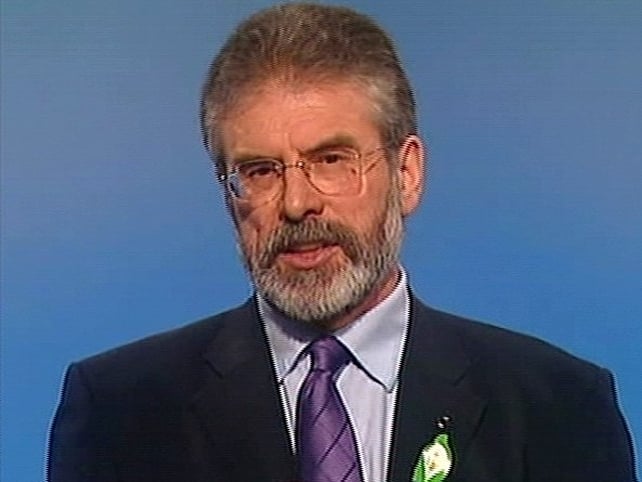Gerry Adams - Says the treaty undermines neutrality Gerry Adams - Says the treaty undermines neutrality