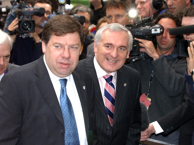 Cowen & Ahern - Tánaiste to succeed Taoiseach as FF leader Cowen & Ahern - Tánaiste to succeed Taoiseach as FF leader