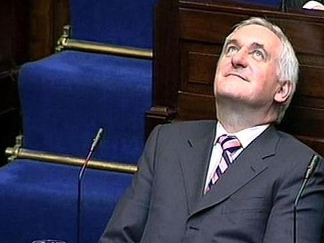 Bertie Ahern - Scuffles at college entrance Bertie Ahern - Scuffles at college entrance