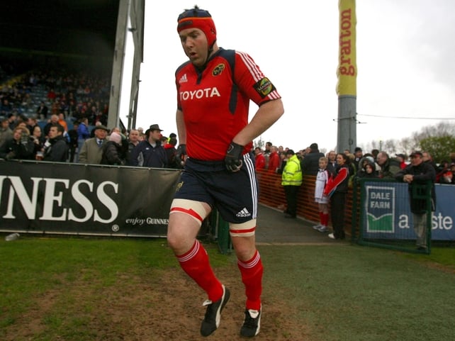 Anthony Foley has played over 200 times for Munster