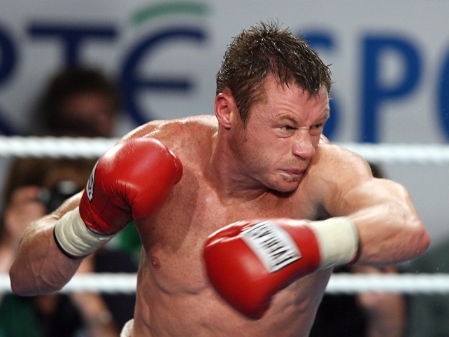 Oisin Fagan broke an ankle during his fight with Amir Khan