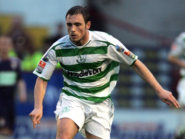 Shamrock Rovers midfielder Stephen Rice has been nominated alongside Aiden McGeady and Andy Keogh in the Young/U23 category
