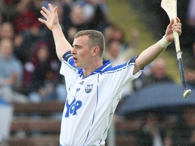 Eoin Kelly celebrates hitting his first major at Walsh Park