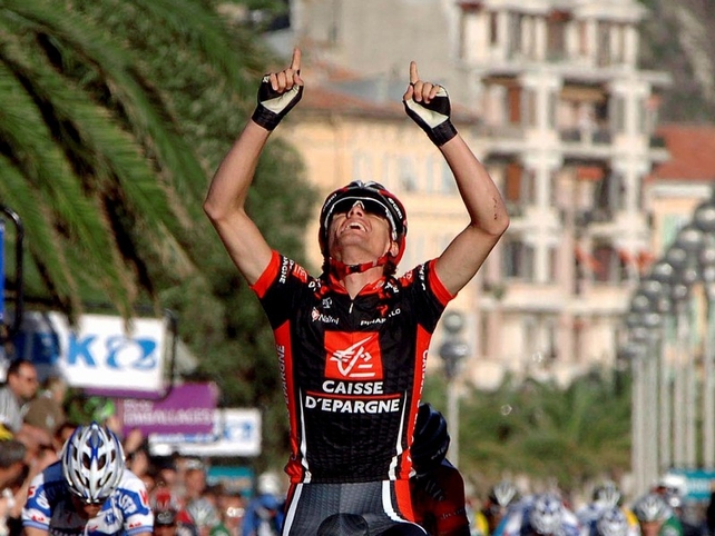 Stage eight winner Luis-Leon Sanchez