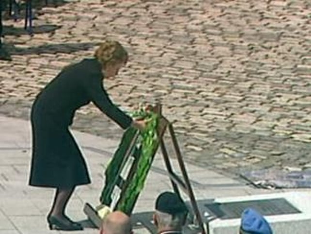 President McAleese - Attends ceremony President McAleese - Attends ceremony