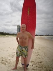 Surfer Kevin Cavey