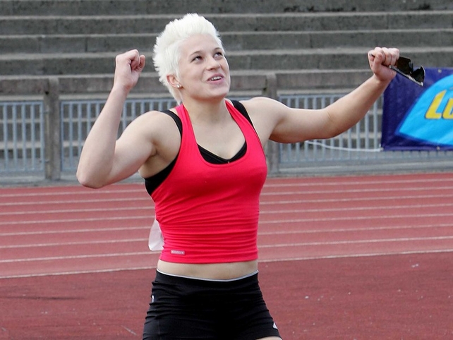 Zoe Brown set a new Irish pole vault record on Sunday