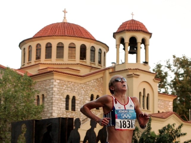 World Record holder Paula Radcliffe had to pull out of the marathon in Athens