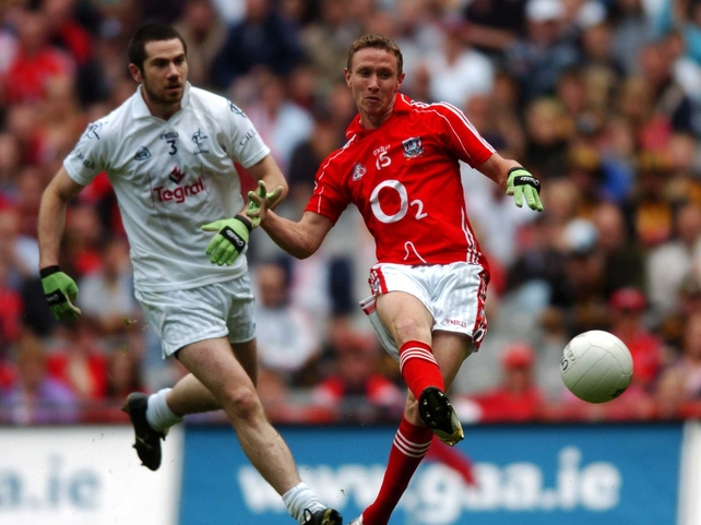 John Hayes drills home Cork's opening goal