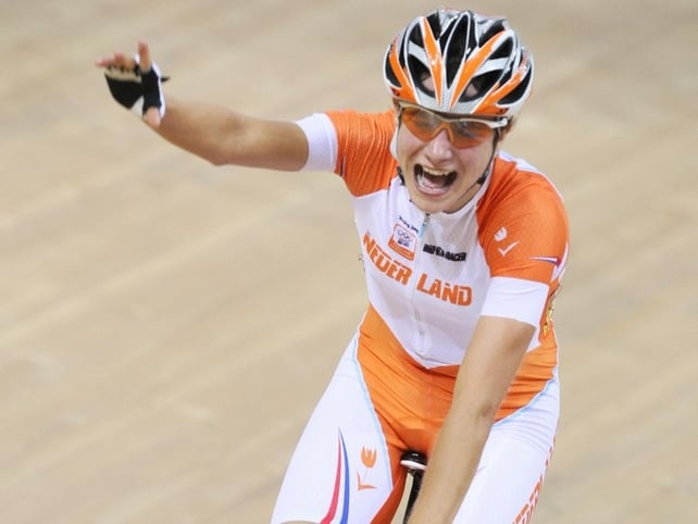 Marianne Vos was crowned Olympic points race champion