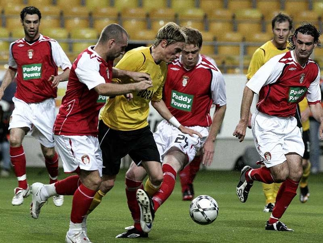 However, St Pat's took the game to the Swedes and were unlucky to trail 2-0 at the break