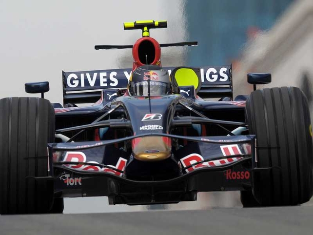 Sebastien Vettel took the chequered flag at Silverstone