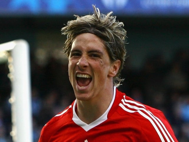 Fernando Torres scored for the Reds against their bitter rivals