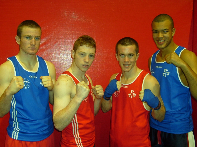 From left to right: David Joe Joyce, Jamie Kavanagh, Ray Moylett, Tommy McCarthy