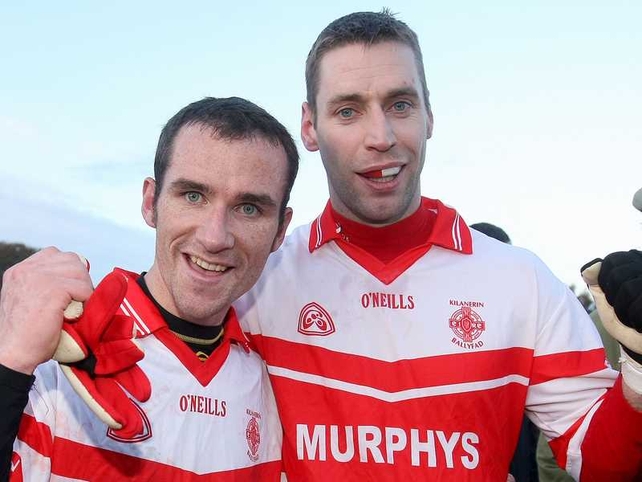 Mattie Forde & Brian Duignam celebrate Kilanerin's victory