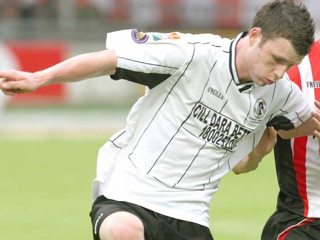 Former Kildare County man Ciaran Kilduff found the net again for UCD