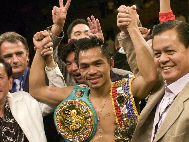 Manny Pacquiao has been named fighter of the decade