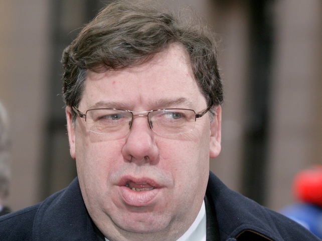 Brian Cowen - Talks at Government Buildings Brian Cowen - Talks at Government Buildings