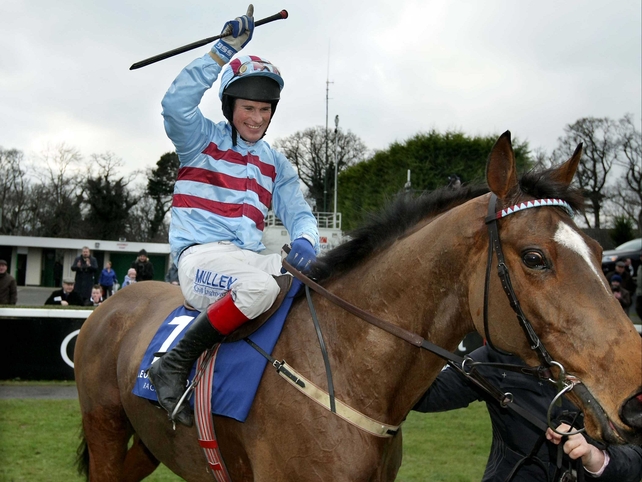 Phillip Carberry celebrates aboard Sublimity after their latest top flight success