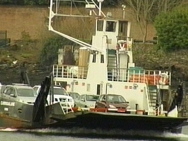 Cork harbour - Car slipped off ferry Cork harbour - Car slipped off ferry