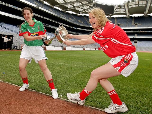 Mayo's Martha Carter and Mary O'Connor of Cork face each other in the semi-finals
