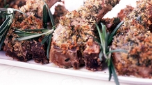 Spiced Lamb Cutlets, Pomegranate, Walnut, Red Onion and Mint Spiced Lamb Cutlets, Pomegranate, Walnut, Red Onion and Mint