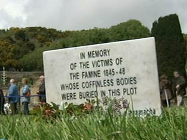 Famine Memorial Day - Mass grave of Famine victims Famine Memorial Day - Mass grave of Famine victims