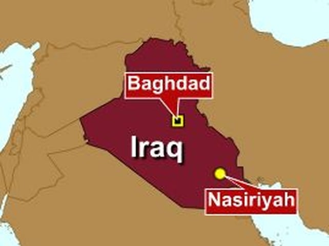 Iraq - Bomb blast in Nasiriyah Iraq - Bomb blast in Nasiriyah