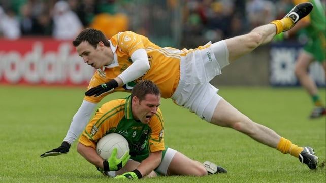 Niall McKeever in action for the Saffrons ahead of his move Down Under