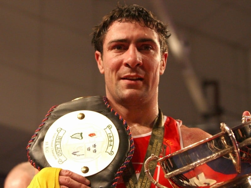 Ken Egan will be disappointed with his loss to Sweden's Babacar Kamara