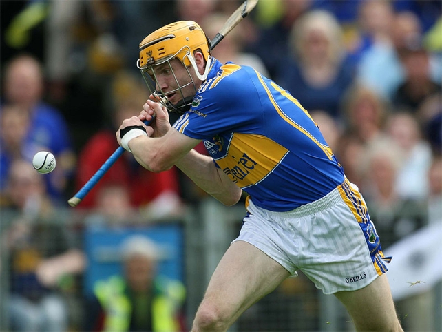 Lar Corbett scores one of his two goals for Tipperary