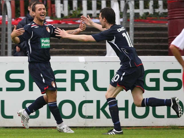 Declan O'Brien, scorer in the home leg, was also the hero for St Patrick's Athletic in Malta
